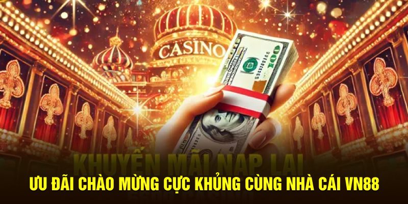 Ưu đãi chào mừng cực khủng cùng nhà cái VN88